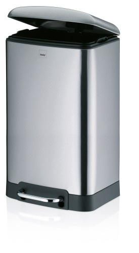 KELA Treteimer Davino Edelstahl silber matt Silent Close 34 x 30,5 x 61cm 30,0l