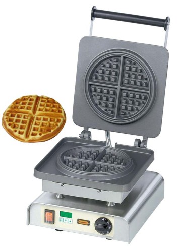 NEUMÄRKER Waffeleisen Americano I mit Digitaltimer, Aluminiumplatten beschichtet 310x340x250 mm