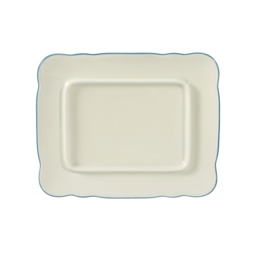 Seltmann Unterteil zur Butterdose 1/2 Pfd, Form: Marieluise, Glasur: elfenbein, Dekor: 30308 Streublume