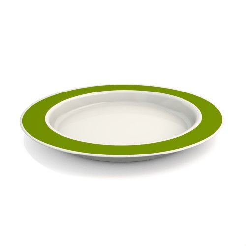 Ornamin Teller 921, Ø27cm Rand grün