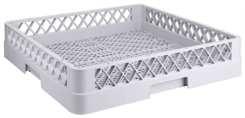 Geschirrspülkorb KLEINTEILE engmaschig, aus grauem Polypropylen, DIN 66075-F, stapelbar, hitzeresistent bis +120C Länge außen: 50 cm,