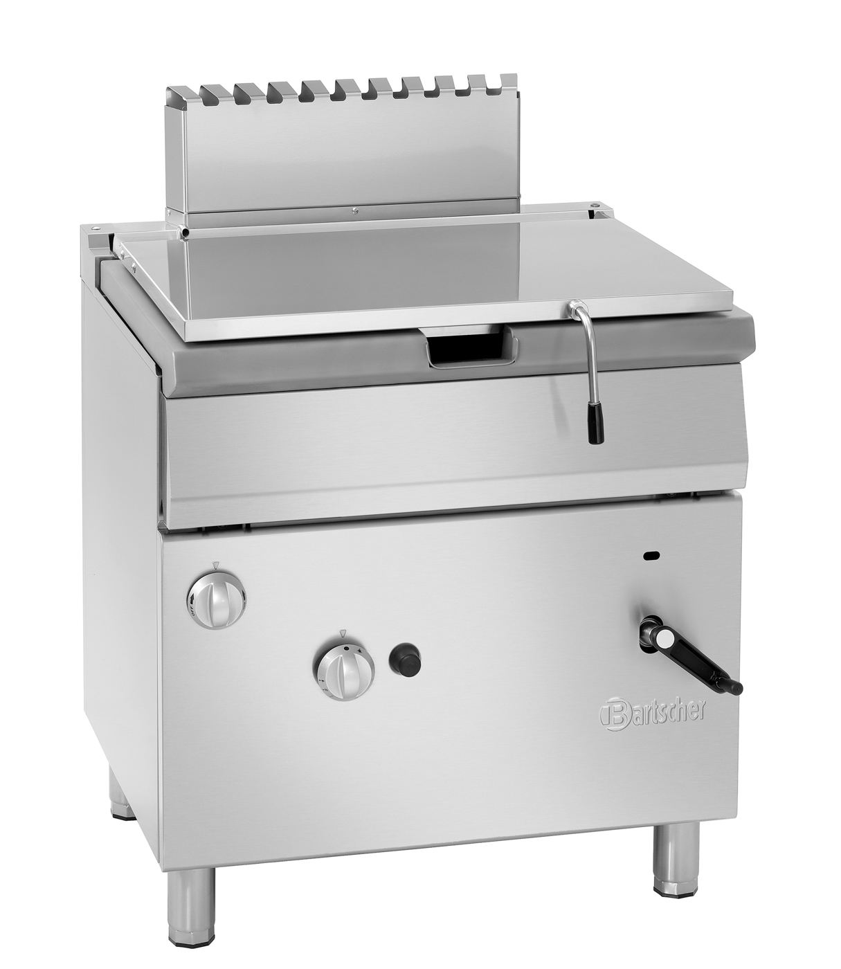 Bartscher Kippbratpfanne 700 G51LHK | Spannung:230 V | Maße: 80 x 70 x 85,0 cm. Gewicht: 109,6 kg