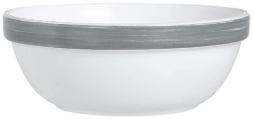 Stapelschale 12 cm Form Brush - Grey / Grau Inhalt: 0,27 l, Höhe 4,7 cm