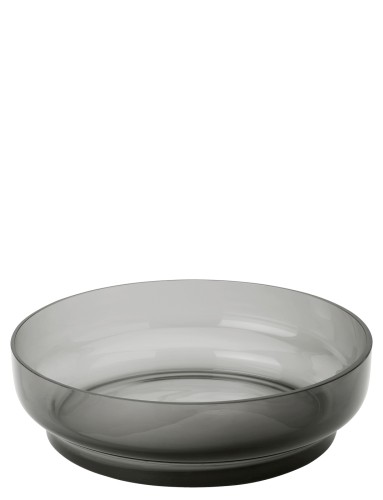 Hoop Servierschale Ø 30 cm smoke, Maße: 300 x 300 x 80 mm