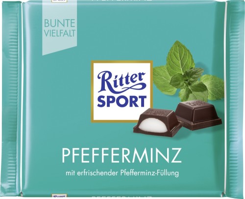 Ritter Sport Schokolade Pfefferminz 100G