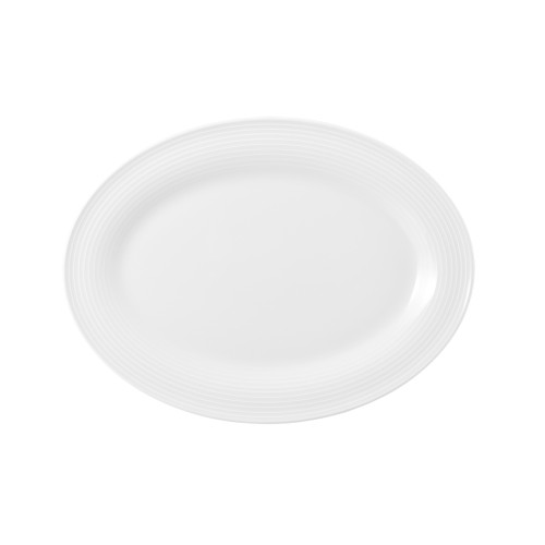 Seltmann Platte oval 28 cm, Form: Blues, weiss