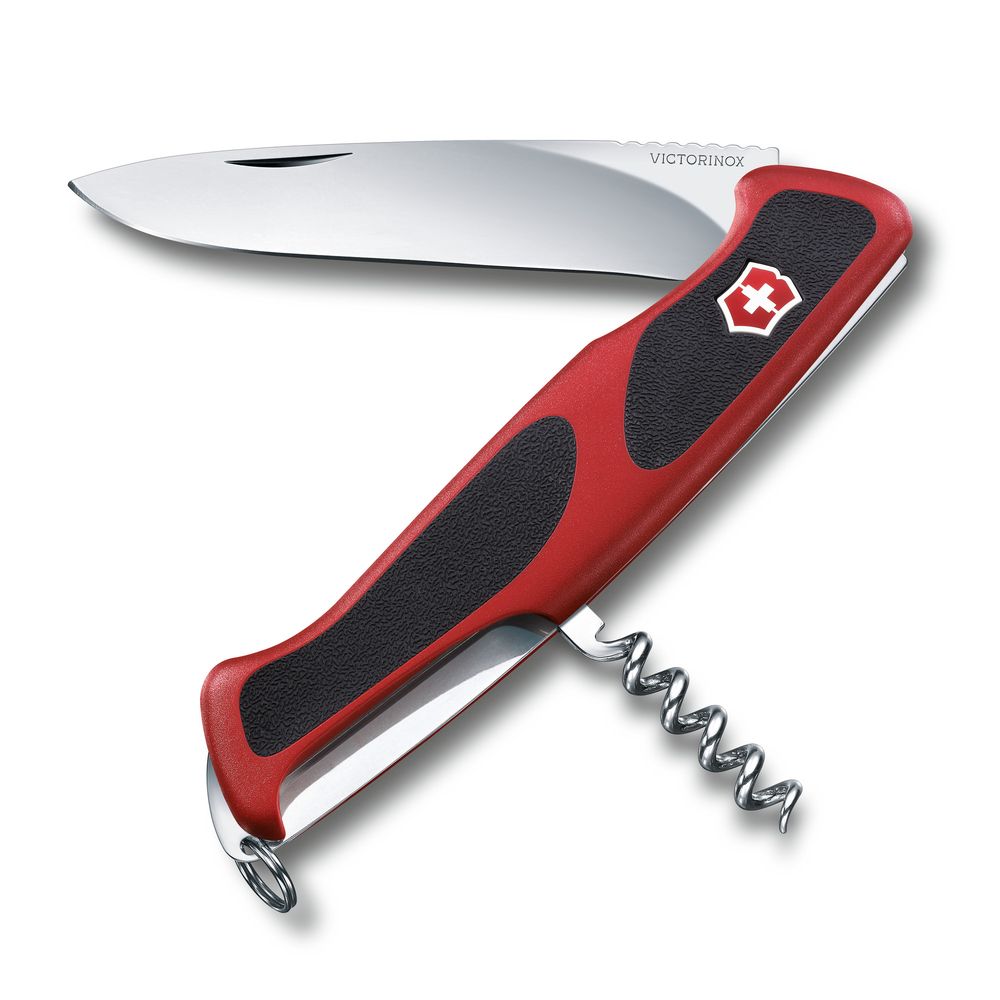 Victorinox RangerGrip Taschenmesser 52, 130mm, TASCHENMESSERhalen,rot/schwarz
