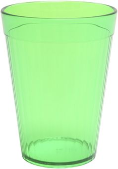 Roltex Becher mit 200 ml Füllvermögen in transparentem grün, BPA-frei