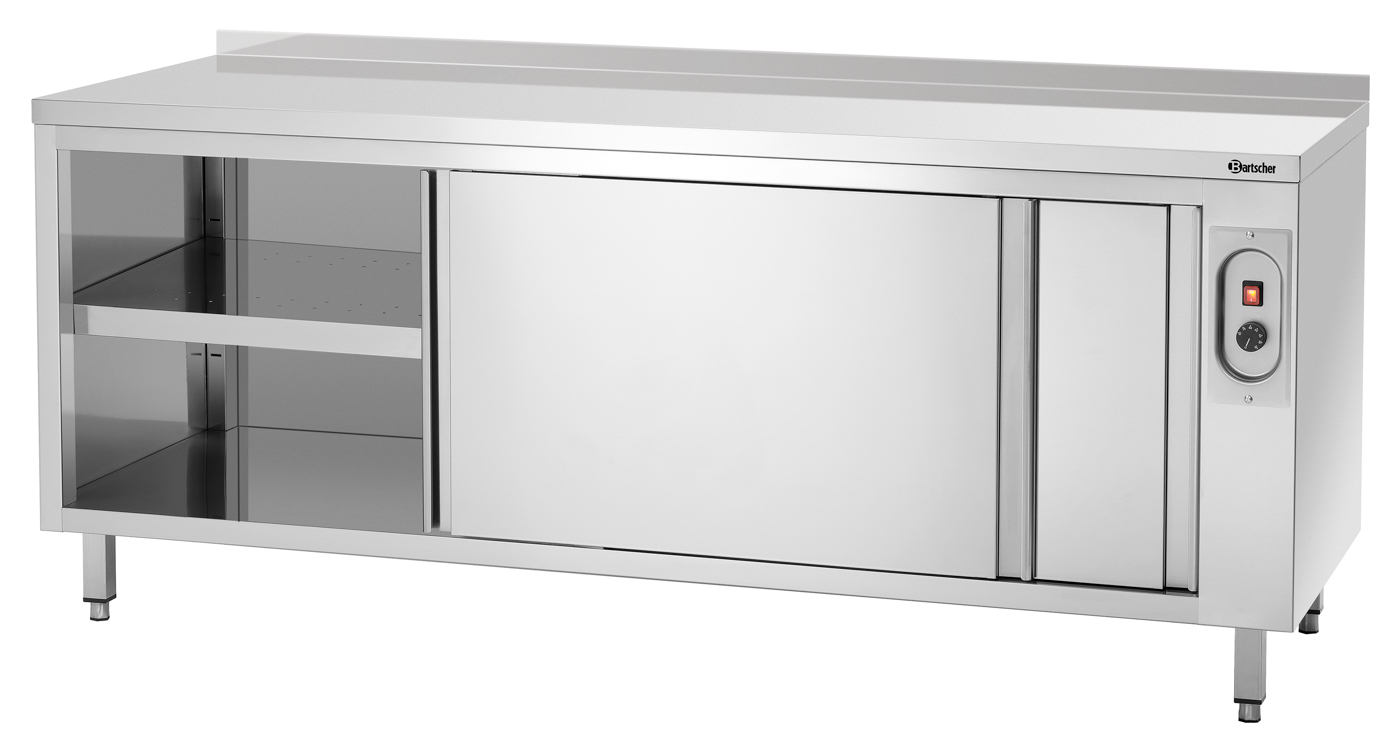 Bartscher Wärmeschrank 700, B2000, MA | TiefeInnen: 620 mm | Maße: 200 x 70 x 85,0 cm. Gewicht:112,7 kg