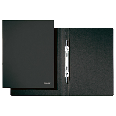 Leitz Spiralhefter DIN A4 300g/m mit Beschriftungsfeld 100  Primärkarton schwarz