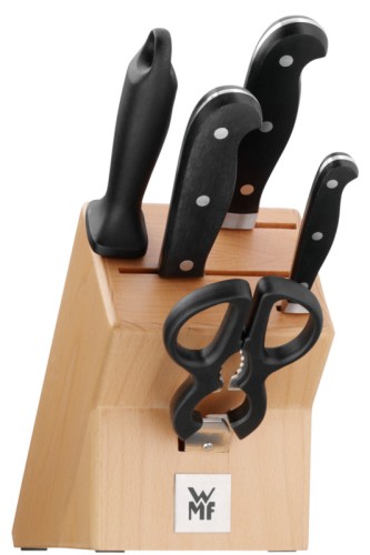 WMF Messerblock bestückt SPITZENKLASSE P 6tl | Maße: 39 x 21,8 x 16 cm