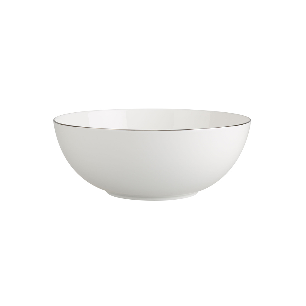 Villeroy und Boch Schüssel rund - Maße: 23 x 23 cm / Inh.: 230 L / Ser.: Anmut Platinum No.1