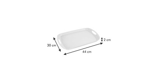 Tescoma Servierplatte FANCY HOME 44 x 30 cm, cremefarbig