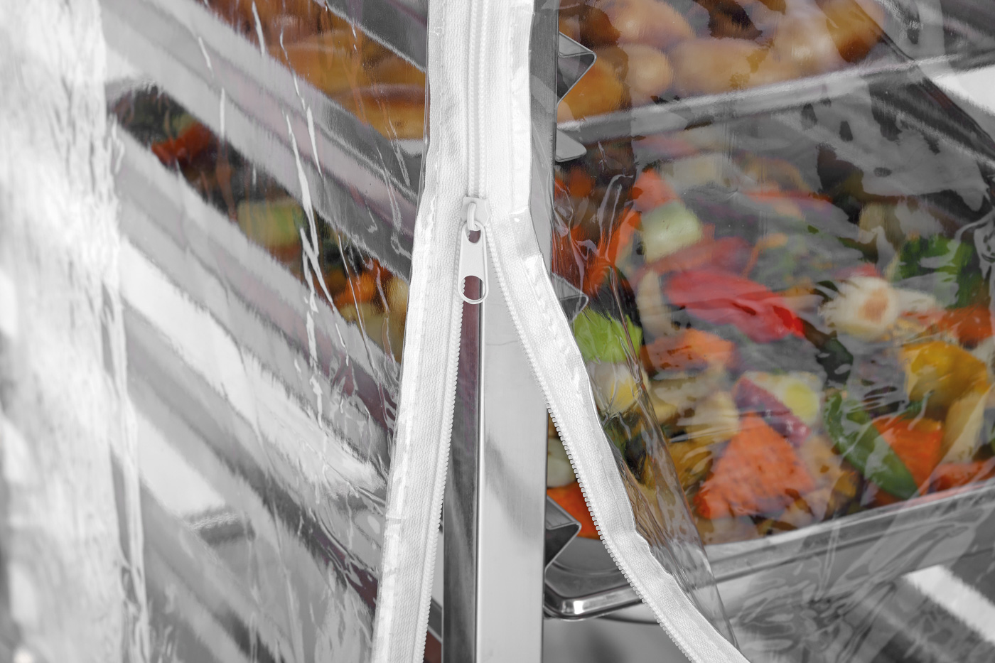 Bartscher Abdeckhaube AGN700-1/1 | Ausgelegt für:Gastronormwagen AGN700-1/1 | Maße: 46,5 x 63,5 x86,0 cm. Gewicht: 0,46 kg