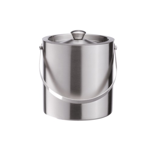 Eiseimer. Chromnickelstahl. doppelwandig.