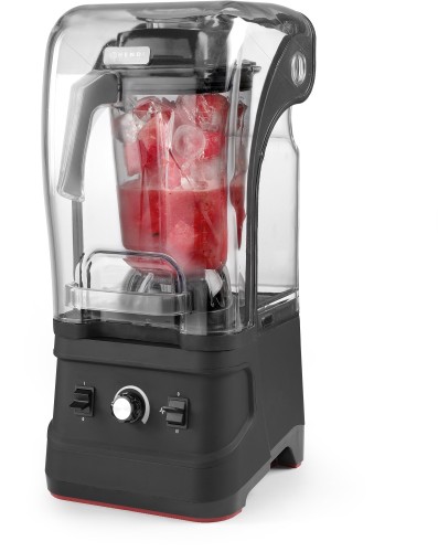 HENDI Barmixer Manuell, mit schalldämmender Schutzhaube - 1680 W - 252x258x(H)547 mm