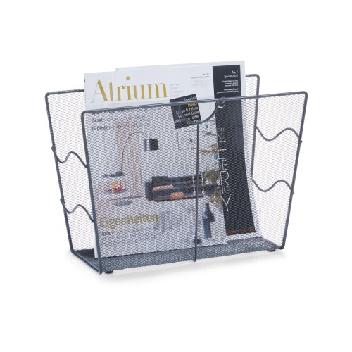 Zeller Zeitungsständer, anthrazit, Mesh