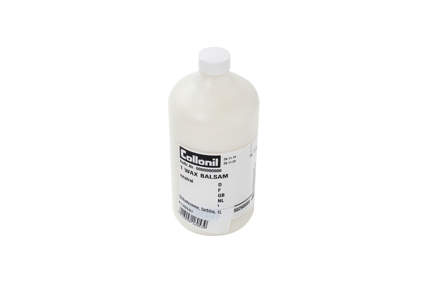 Bartscher Schuhcreme, farblos, 1L | Inhalt: 1Liter | Maße: 9,5 x 9,5 x 21,0 cm. Gewicht: 1 kg
