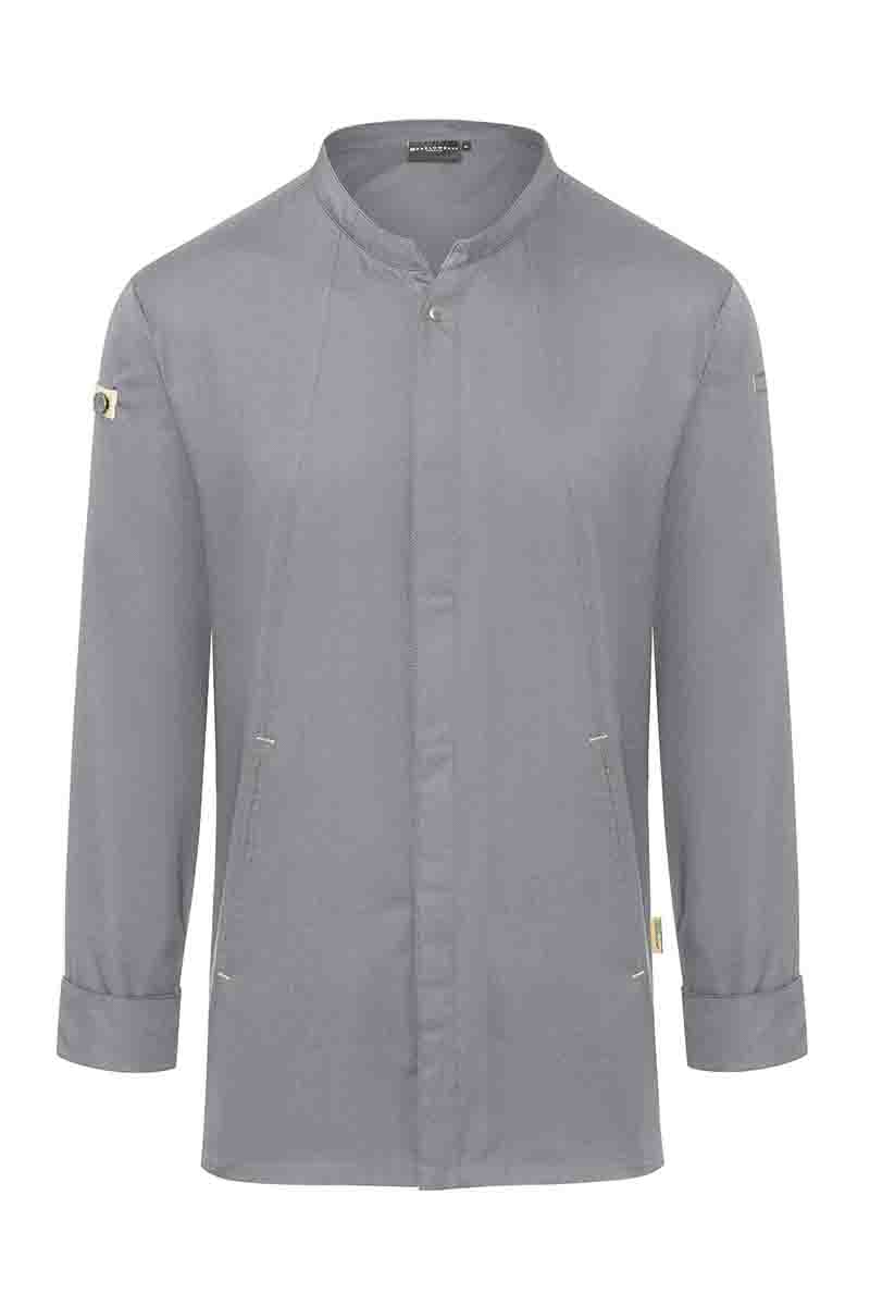 Kochjacke Green-Generation , aus nachhaltigem Material , GR. 62 , Farbe: platingrau , von Karlowsky