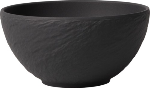 Villeroy & Boch Bol, 14 cm Durchmesser, Serie The Rock Black Shale, Inhalt: 0,65 Liter
