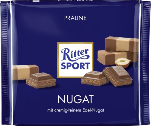 Ritter Sport Schokolade Nugat Großtafel 250G