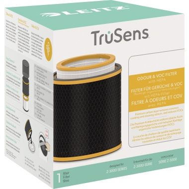 Leitz Luftfilter 3-in-1 HEPA Aktivkohlefilter 20,87 x 21,2 cm (Ø x H) TruSens Z-3000, Z-3500