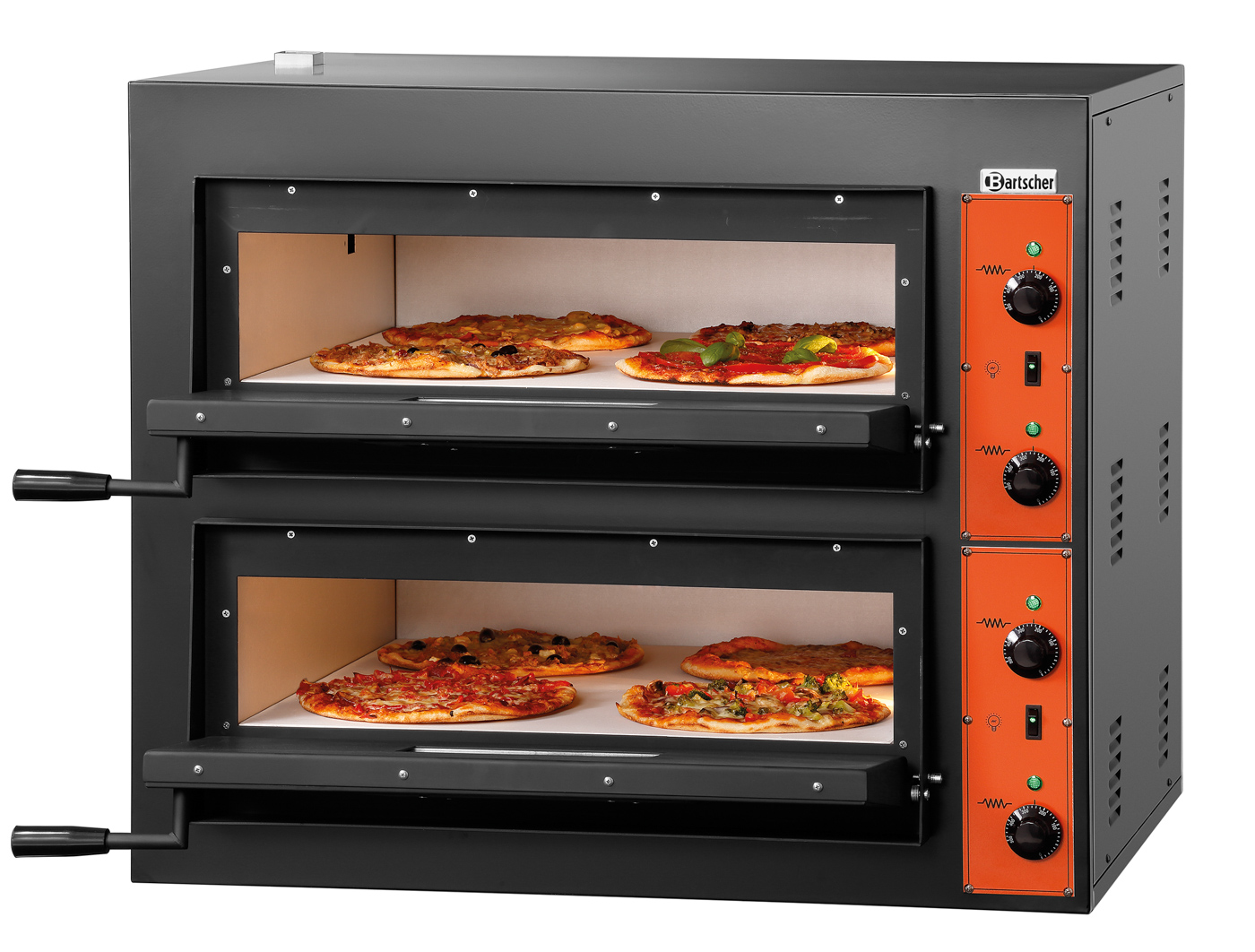 Bartscher Pizzaofen CT 200 | Spannung: 380 V |Maße: 89 x 86 x 76,0 cm. Gewicht: 112,3 kg
