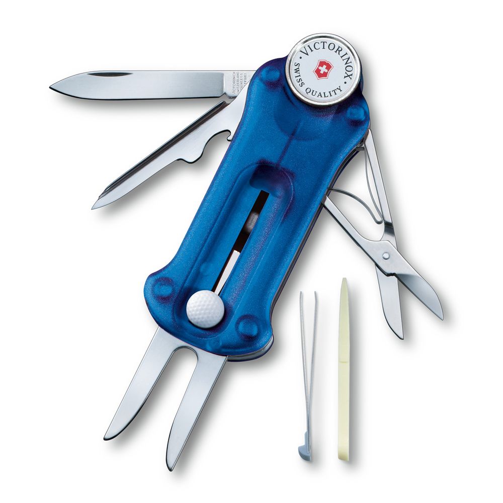 Victorinox Golf Tool, blau transparent