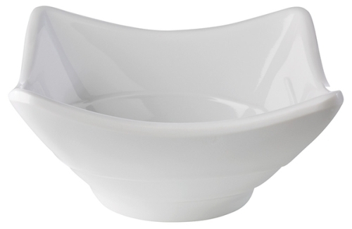 Schale -MINI- 8 x 8 cm, H: 4 cm Melamin, weiß 0,1 Liter Verpackungseinheit: 24 Stück spülmaschinengeeignet stapelbar nicht