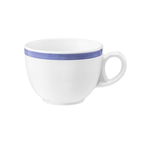 Seltmann Obere zur Kaffeetasse 0,22 l Tulpe, rund, Form: Community, Dekor: 57395 Pinselband 3, hohe Kantenschlagfestigkeit, Made in Germany