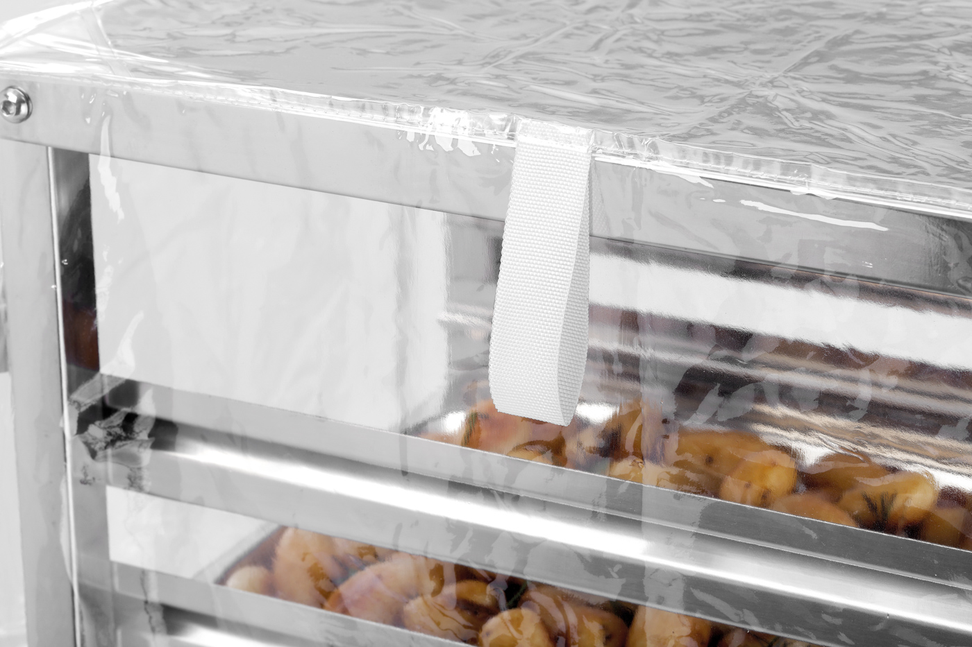 Bartscher Abdeckhaube AGN700-1/1 | Ausgelegt für:Gastronormwagen AGN700-1/1 | Maße: 46,5 x 63,5 x86,0 cm. Gewicht: 0,46 kg