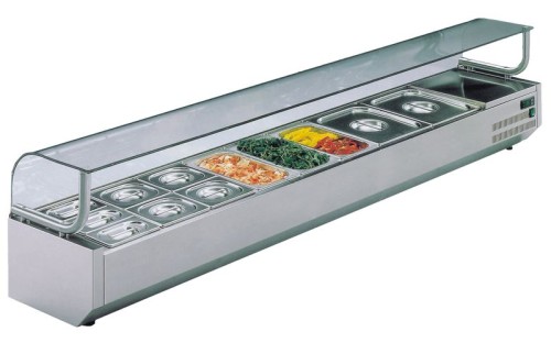 NEUMÄRKER Kühlvitrine Mach III - 74 Liter ohne GN-Behälter 2000x370x440 mm