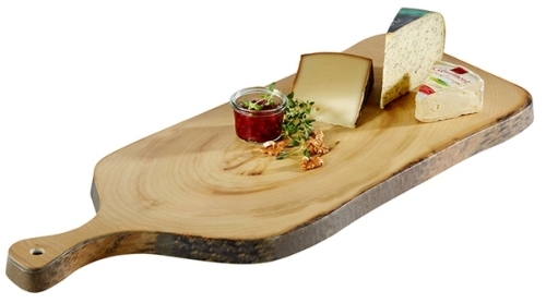 Tablett -TIMBER- 70 x 26 cm, H: 3 cm Melamin, Holzoptik: Fichte spülmaschinengeeignet stapelbar nicht mikrowellengeeignet