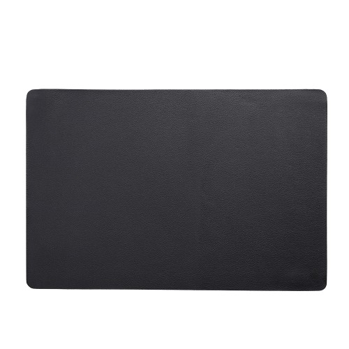 Platzset "two tone", Kunstleder, beige/schwarz / Maße: 45x30 cm