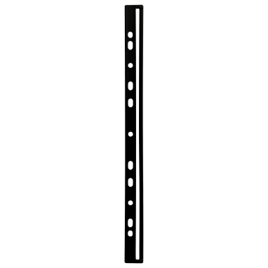 DURABLE Ordnungsschiene Kunststoff schwarz 50 St./Pack.