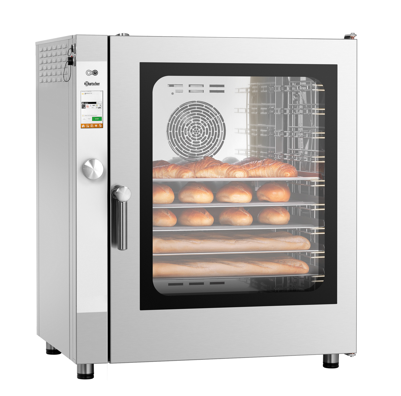 Bartscher Kombidämpfer Silversteam 10111D |Temperaturbereich bis: 300 °C | Maße: 89 x 83,5 x106,5 cm. Gewicht: 120 kg