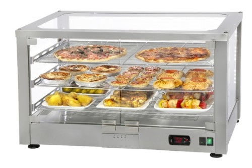 NEUMÄRKER Warmhaltevitrine Panorama 3 780 x 490 x 480 mm