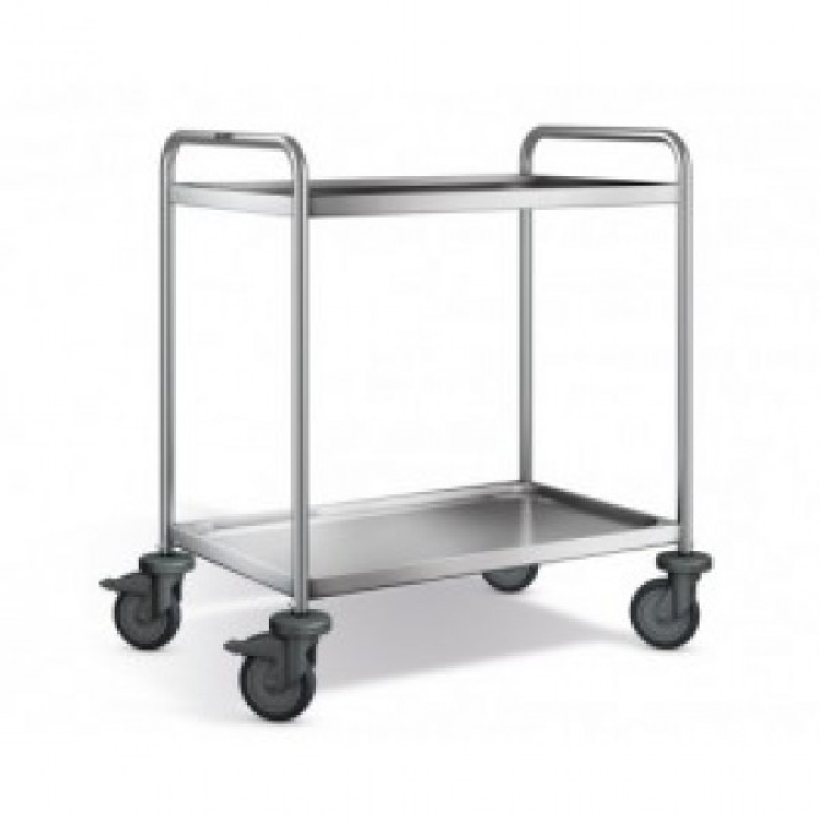 Blanco Transportwagen RATIONAL, mit 2 Böden, Modell SW 8X5-2, Böden fest verschweisst