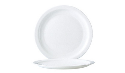 Teller flach HOTELIERE UNI 23,5 cm HOTELIERE uni weiß - Arcoroc