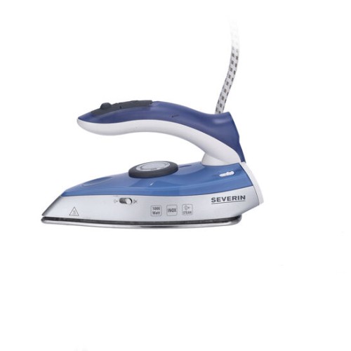 Severin Reise-Dampfbügelautomat, ca. 1000 W, umschaltbar 115/230 V, Edelstahlsohle