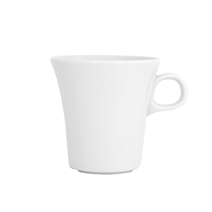 Obertasse 0,26 l ohne Innenstapelrand - Form: Calla - weiss - aus Porzellan. Hersteller: