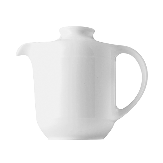 Kaffeekanne 0,30 l - Form: System - weiss - aus, Porzellan. Hersteller: Eschenbach. "Made in, Germany".