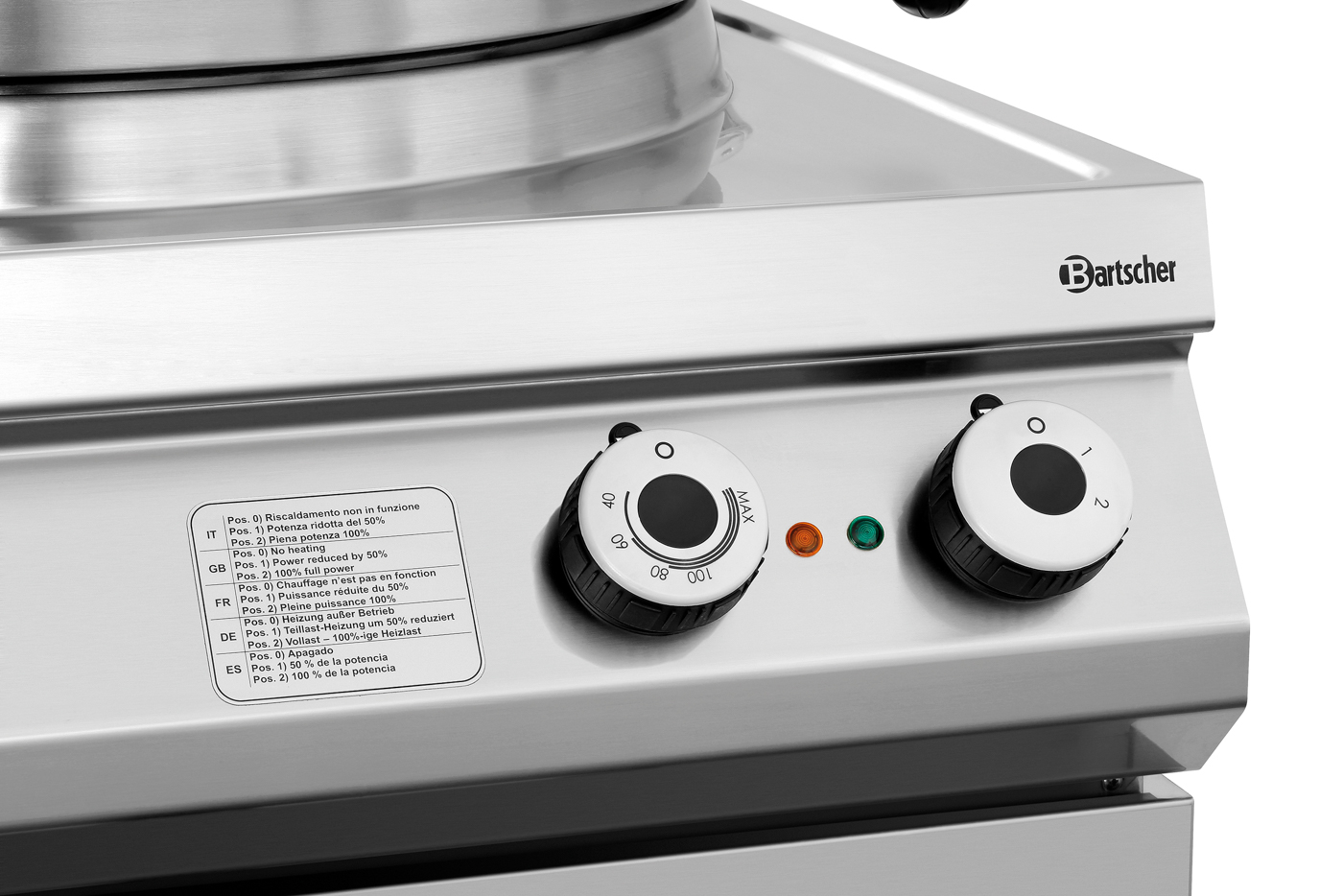 Bartscher Elektro-Kochkessel, 135L |Eigenschaften: Automatische Füllstandskontrolle |Maße: 80 x 90 x 90,0 cm. Gewicht: 145,8 kg