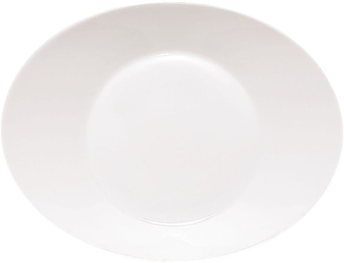 Schönwald Kollektion Signature, Teller aus Porzellan, tief, oval, 22,5 cm, weiß