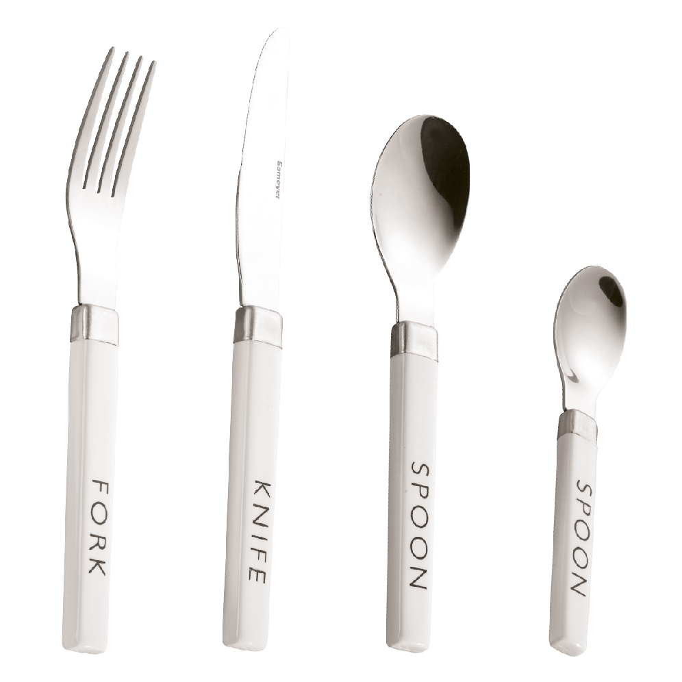 24-teiliges Besteck KENDRA  "RESTPOSTEN" aus Edelstahl 18/0 poliert Messer aus Klingenstahl.