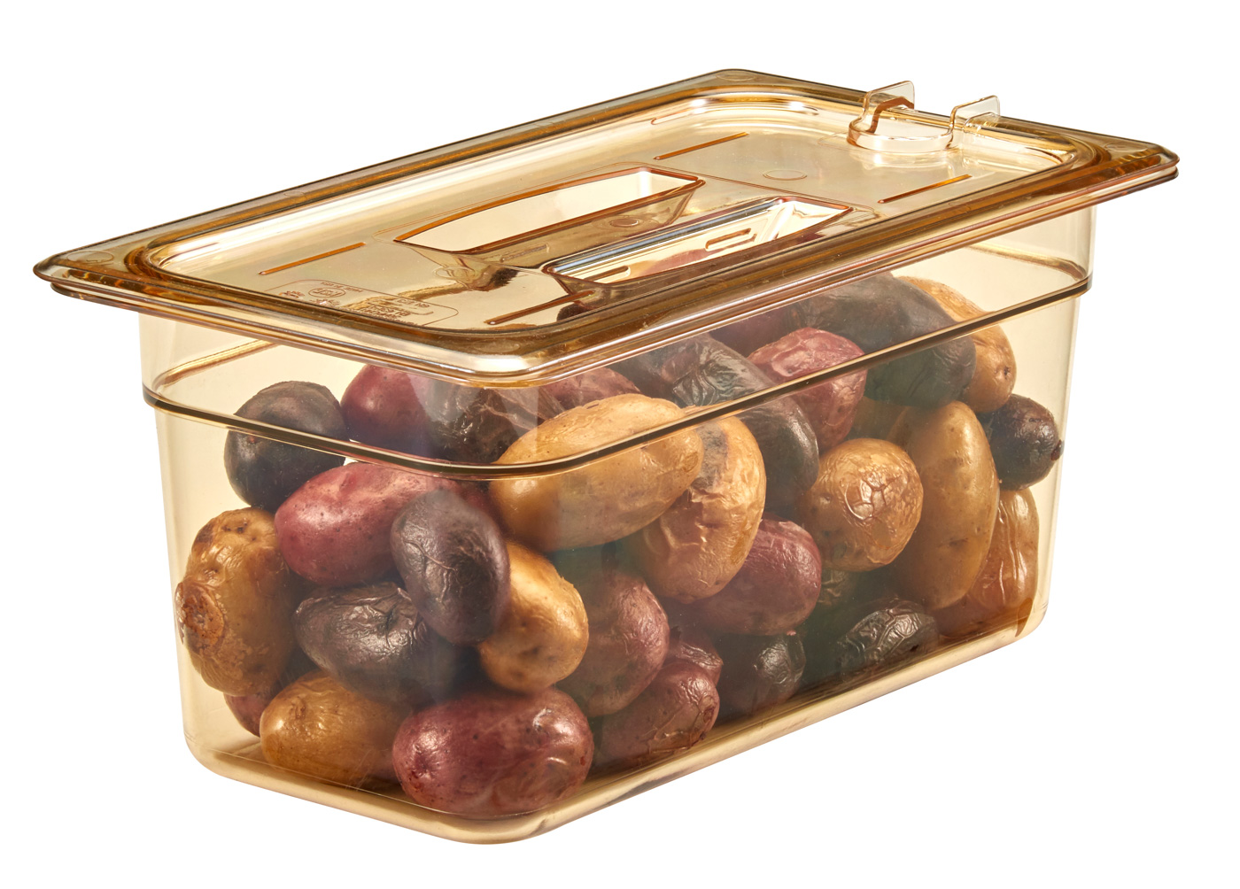 H-PAN™ Hitzebeständige GN-Behälter Deckel mit Kerbe und Griff GN 1/3 von Cambro