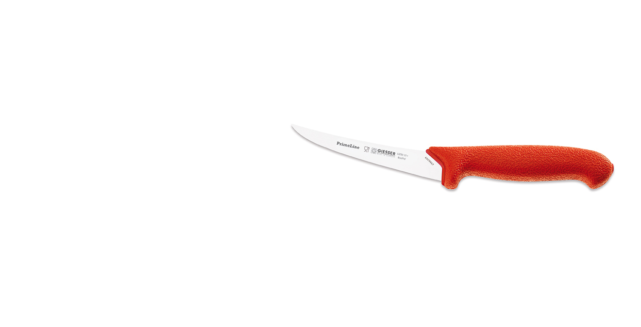 Ausbeinmesser mittel 13 cm, rot PrimeLine Giesser - Made in Germany