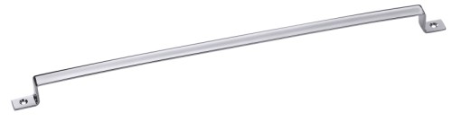 Hängeleiste aus Edelstahl 18/10, hochglänzend, zur Wandmontage mit zwei Schraubenlöchern, Materialstärke: 2,5 mm, extra