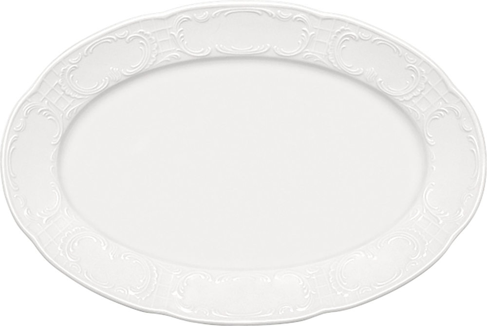 BAUSCHER mozart Platte oval Fahne 28 cm