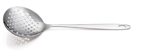 Schaumlöffel VORLEGESERIE 1879. Edelstahl, › hochglanzpoliert› mit Aufhängeöse.